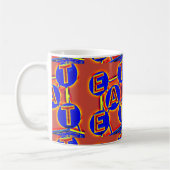 le rouge/bleu mangent la tasse (Gauche)