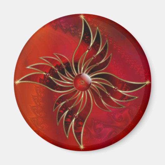 Le rouge comme aimant de flamme (Devant)