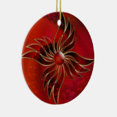 Le rouge comme ornement de flamme (Droite)