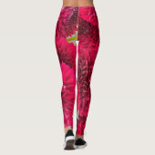 Le rouge est la couleur de l'amour Leggings (Dos)