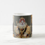 Le Royal Cat Rules Mug White Incorporated — Queen (Centre)