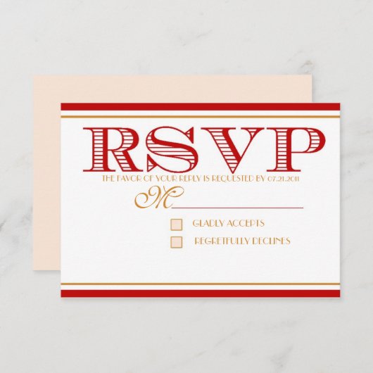 LE RSVP CAMEREE (Devant / Derrière)