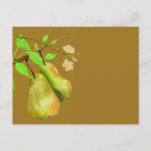 Le RSVP parfait pour la poire