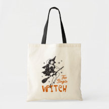 Le Sac Cabas Vintage Halloween de la Sorcière Soli