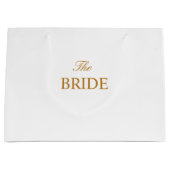 Le sac cadeau Bride Gold White (Devant)