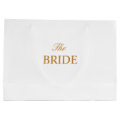 Le sac cadeau Bride Gold White (Dos)