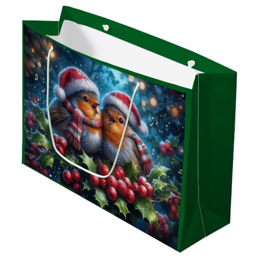 Le sac cadeau des chanteurs de Noël (Devant Angle)