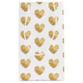 Le sac cadeau petit blanc et or Born to Shine (Dos)