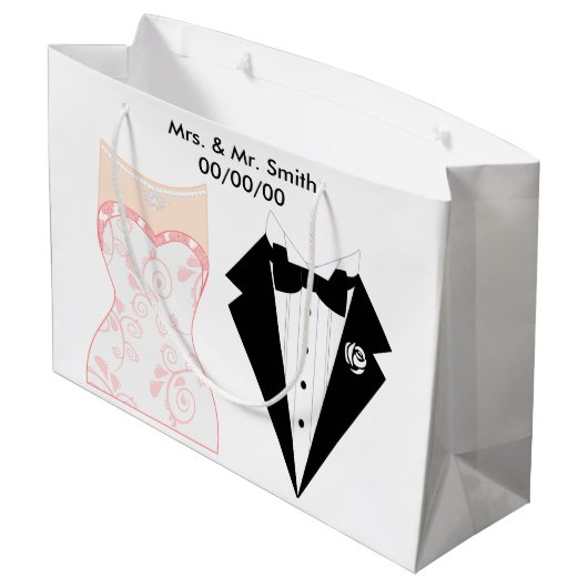 Le sac de cadeau de mariage, mariage vous (Dos Angle)