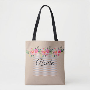Le sac fourre-tout de Floral Bride