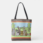 Le sac fourre-tout de l'amoureux des chiens (Dos)