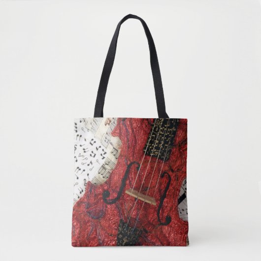 Le Sac fourre-tout du violon rouge (Devant)
