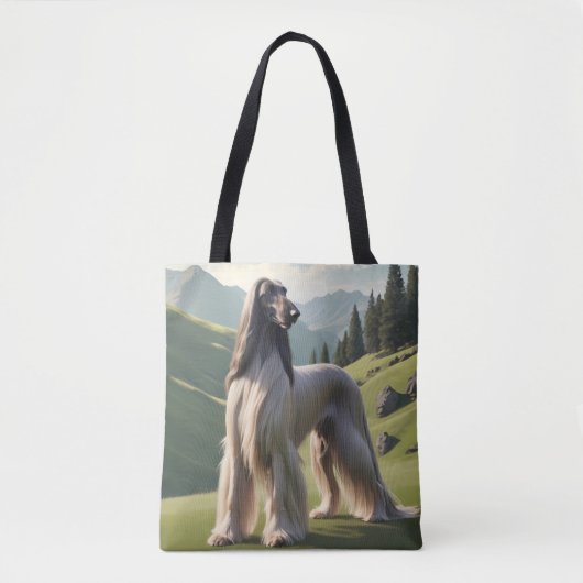 Le Sac fourre-tout élégant de Afghan Hound (Devant)