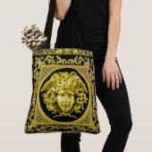 Le sac fourre-tout Méduse dorée (De près)
