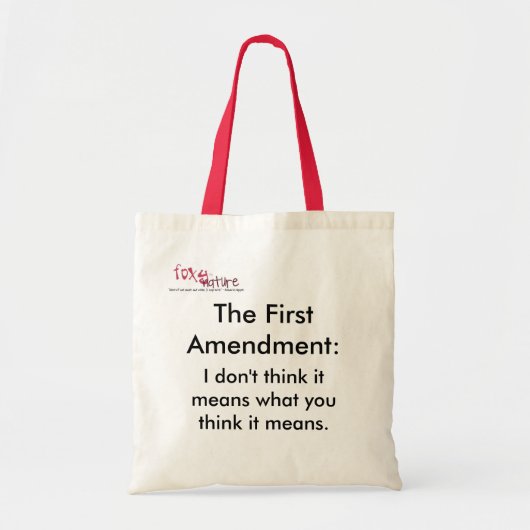 Le sac rusé de premier amendement (Devant)