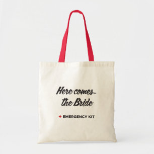 Le sac trousse d'urgence de la mariée, sac cadeau 