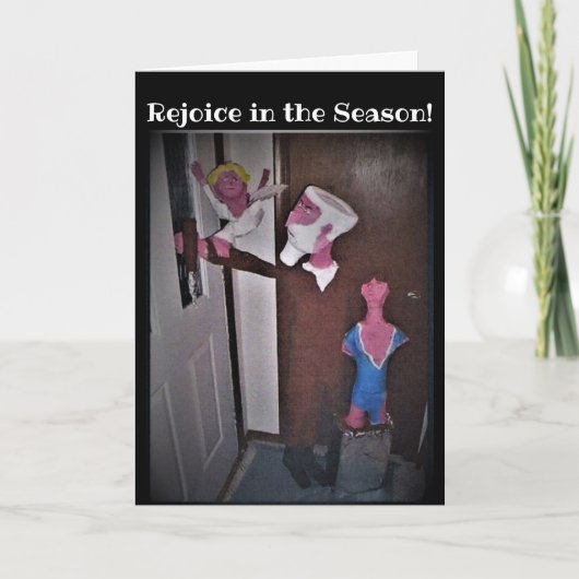 “Le Sacrifice d'Abraham” Carte de Pâques (Devant)