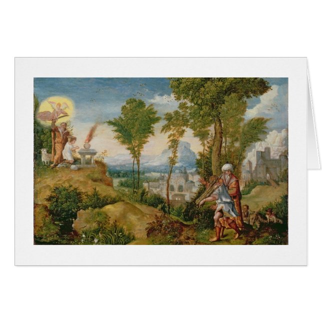 Le sacrifice d'Isaac (Devant horizontal)