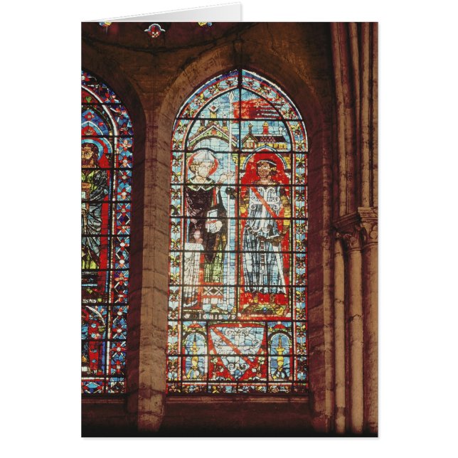 Le saint Denis donne l'oriflamme à clément (Devant)