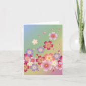 Le sakura sucré fleurit Kimono Style Arc-en-ciel (Devant)