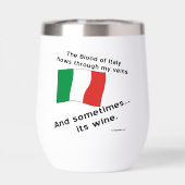 Le Sang Italien Foule Mes Veines Parfois Vin (Arrière)