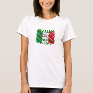 Le Sang Italien Traverse Mon T-shirt Veins