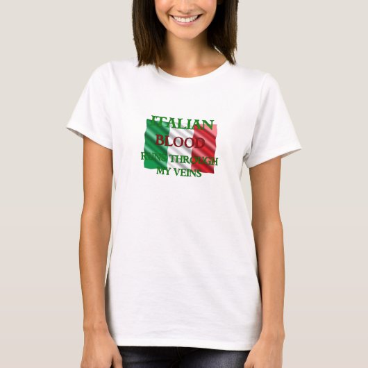 Le Sang Italien Traverse Mon T-shirt Veins (Devant)
