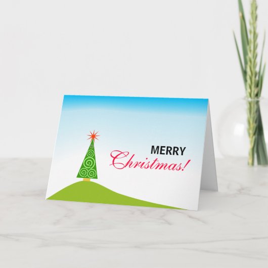 Le Sapin Feestdagen Kaart (Voorkant)