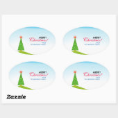 Le Sapin Ovale Sticker (Vel)