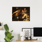 Le Satyr - Johann Liss Poster d'art allemand (Bureau à domicile)