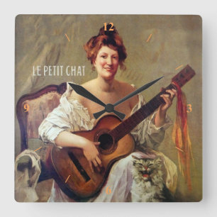 Le Savon,  Frans poster. Vierkante Klok