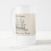 Le schooner givré de tasse personnalisent avec (Devant gauche)