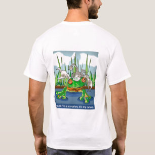 Le scorpion et le T-shirt d'hommes de grenouille