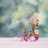 Le script de fleurs sauvages favorise la douche nu (Neutre)