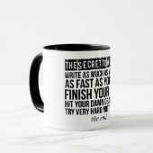 LE SECRET À L'INSCRIPTION : Tasse (Devant gauche)