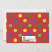 Le Seigneur Bénit & Gardez-Vous Carte de Noël 2 fa (Dos)