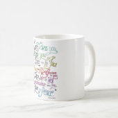 Le seigneur Bless et vous gardent tasse classique (Devant droit)