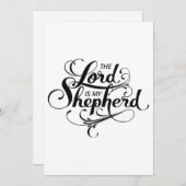 Le Seigneur est ma carte berger (Devant / Derrière)