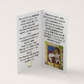 Le Seigneur est ma carte de prière de berger (Intérieur)