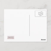 Le Seigneur est ma force, carte postale chrétienne (Dos)