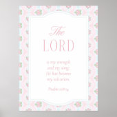 Le Seigneur est ma force et mon art mural de la ch (Devant)