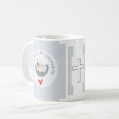 Le Seigneur est ma Pasteur Simple Mug Blanche (Devant gauche)