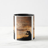 Le Seigneur Est Ma Prière Mug À Deux Tons (Centre)