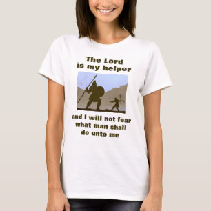 Le Seigneur est mon aide (lumière) T-shirt