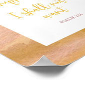 Le Seigneur est mon berger affiche chrétienne (Coin)