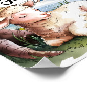 Le Seigneur est mon Berger Art mural de crèche chr (Coin)