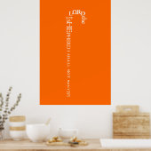 Le Seigneur est mon Berger Poster (Cuisine)