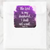 Le Seigneur est mon berger Stickers Écriture (Sac)