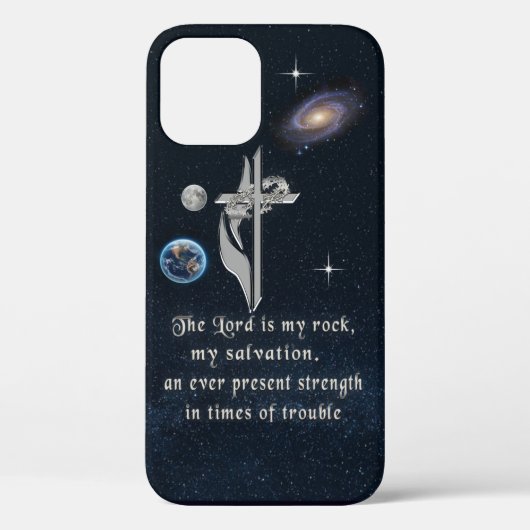 Le Seigneur est mon Coque rock iPhone 12 (Verso)
