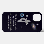 Le Seigneur est mon Coque rock iPhone 13 (Verso (horizontal))